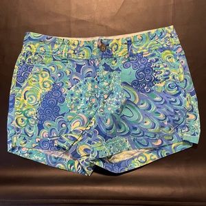 Lily Pulitzer peacock shorts
